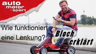 Wie funktioniert eine Lenkung  Bloch erklärt 13  auto motor und sport [upl. by Neelra622]