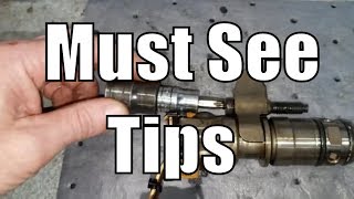 2008 F250 64l injector change [upl. by Llerahc]