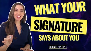 What Your Signature Says About Your Personality [upl. by Urbani597]