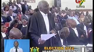 Final Address by Counsel for 3rd Respondent Tsatsu Tsikata  2012 Election Petition Hearing 7813 [upl. by Hazrit]