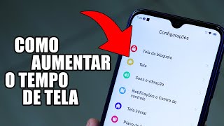 Como AUMENTAR o tempo da tela do XIAOMI [upl. by Gussman920]