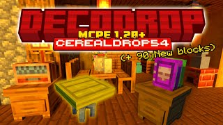 DecoDrop Addon 121 120 – MCPEBedrock Mod  Uday Gaming [upl. by Ztnarf]