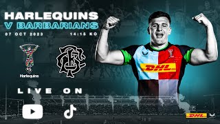 Live Rugby  Harlequins v Barbarians [upl. by Thedrick]