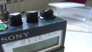 SONY AIR8  4 Bands Aircraft Radio Scanner  AM  FM  AIR  PSB [upl. by Nnyliram676]