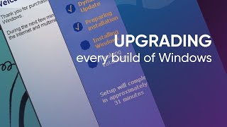 Upgrading every build of Windows  From Windows 10 DR5 to Windows 10 build 10240 [upl. by Hseyaj]