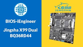 JINGSHA X99 DUAL  Custom BIOS from iEngineer [upl. by Tito]