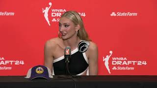 Cameron Brink 2024 WNBA Draft Presser [upl. by Nolra59]