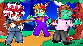 DEFEATING ZOMBIES in ROBLOX [upl. by Yro]