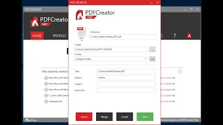 Install Free Document Converter PDFCreator Convert  Print to PDF JPG PNG TIF or TXT Format [upl. by Asel16]