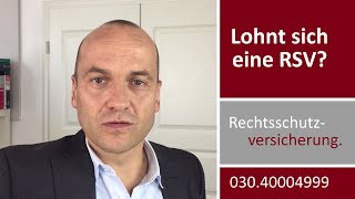 Rechtsschutzversicherung  lohnt sich das  Rechtsanwalt Alexander Bredereck [upl. by Enoj]