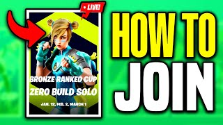 How to Join Tournaments in Fortnite 2024  Full Guide [upl. by Clayson767]