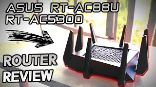 RTAC5300 amp AC88U Review  Are ASUS Routers Any Good [upl. by Auhsaj]