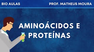 Aminoácidos e Proteínas  Bioquímica Bio Aulas [upl. by Ainitsirhc239]