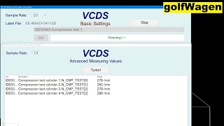 VCDS cylinder Compression Test [upl. by Mindi545]