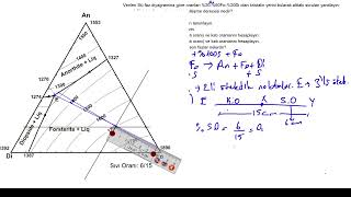 Üçlü 3lü Faz Diyagramı Ötektik Sistem Soru Çözüm1 [upl. by Ursas287]