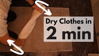 How to Dry Clothes FAST Quick Method That Actually Works [upl. by Philbert435]