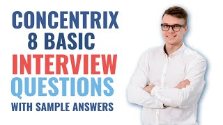 Concentrix hiring team 8 Basic Interview Questions along with answers Sample answers [upl. by Yeknarf504]