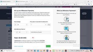 How to award project and set milstone in freelancer [upl. by Huttan]