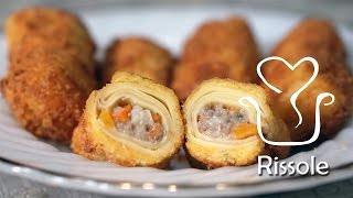 Simple recipe Making Indonesia Rissole [upl. by Aifas]