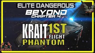 Elite Dangerous Krait Phantom released 1st Flight and thoughts [upl. by Sulrac]