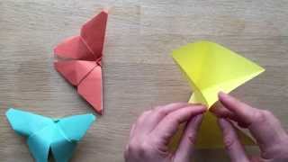 Easy Origami Butterfly [upl. by Robinette412]