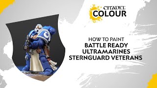 How to Paint Battle Ready Ultramarines Sternguard Veterans [upl. by Violetta]