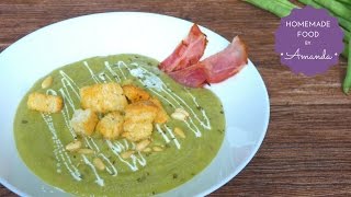 Creamy Green Bean Soup Easy Soup Recipe  Homemade Food by Amanda [upl. by Schriever731]