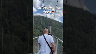 This is the 450m long suspension bridge over Todtnau waterfalls in the Black Forest Highlands 🇩🇪 [upl. by Imojean]