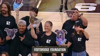 San Antonio Spurs Spotlight Footbridge Foundation at Center Court [upl. by Aeli]