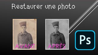 Restaurer une photo avec Photoshop [upl. by Gusta]