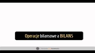 6 Przykład nr 2  operacje bilansowe a bilans [upl. by Brockie447]