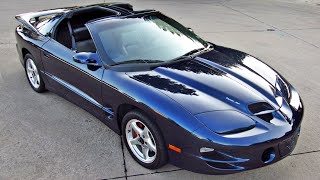 2000 Pontiac Firebird Trans Am WS6 SLP 57L LS1 V8 6Speed Manual Hurst Navy Blue TTop Low Miles [upl. by Yorle]