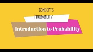 Video 1  Probability Introduction [upl. by Nipahc]