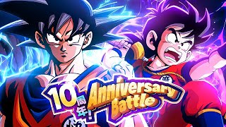 Dokkan Battle 10TH ANNIVERSARY BATTLE EVENT  VS THE 8TH ANNIVERSARY PART 2 ALL MISSIONS DONE [upl. by Dnalon]