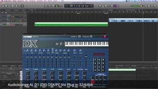 Audiolounge AL D1 AU VST Plugin Single Sounds Demo  Boogie Funk Demo Oberheim DX [upl. by Bergman756]