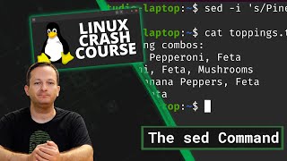 Linux Crash Course  The sed Command [upl. by Githens881]