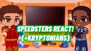 Speedsters ReactKryptonians 11 🇺🇸Gacha Club [upl. by Amaso]