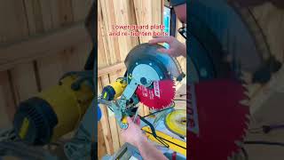 Chop Saw Laser Guide  Miter Saw Laser Guide  Oshlun Laser Washer on the Bosch GCM12SD [upl. by Gombach]