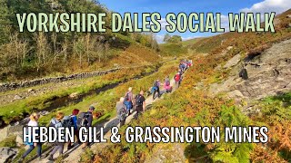 Yorkshire Dales Social Walk Hebden Gill Grassington Lead mines [upl. by Columba316]