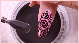 Sugar Nail Art Tutorial with Dip Powder [upl. by Anomis]