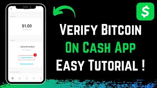 How to Verify Bitcoin on Cash App [upl. by Lehctim]