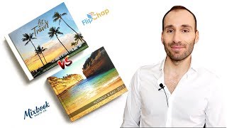 Mixbook vs FlipChap Lay Flat Photo Book Comparison [upl. by Weinman506]