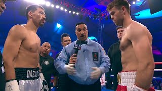 Zhanibek Alimkhanuly Kazakhstan vs Danny Dignum England  BOXING Fight Highlights [upl. by Ettenot]