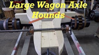 Assembling Borax Water Wagon Axle Hounds with Tapered Mortise amp Tenons [upl. by Aieki297]