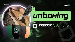 TREZOR SAFE 5 UNBOXING  Abrindo a caixa e primeiras Impressões da TREZOR SAFE 5 [upl. by Bough]