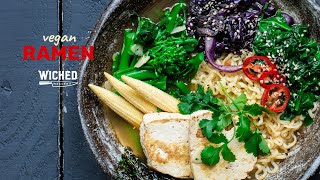 Easy Vegan Ramen  Wicked Healthy [upl. by Oralia]