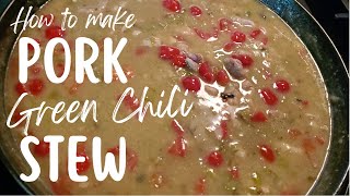 Colorado Pork Green Chili Recipe  Cook With Me [upl. by Brookhouse]