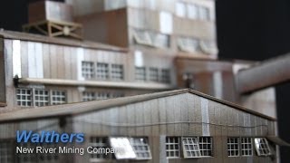 Model Railroad Building Walthers New River Mining Company Weathering and more [upl. by Georgeta]