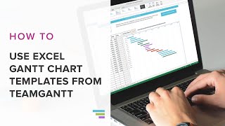 Excel 2016 Gantt Chart Template  TeamGantt [upl. by Nivat416]