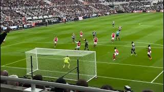 Fans Reaction to Alexander isak goal Newcastle united vs Arsenal 10 [upl. by Eicirtap932]